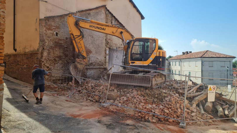 A Calliano sono iniziati i lavori alla 